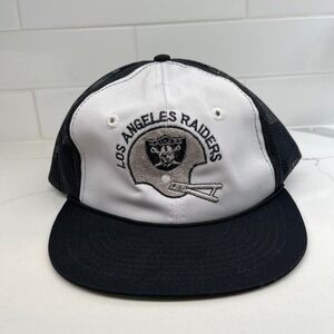 Vintage Los Angeles Raiders Trucker Hat Snapback NFL‎ Football Sports Unlimited